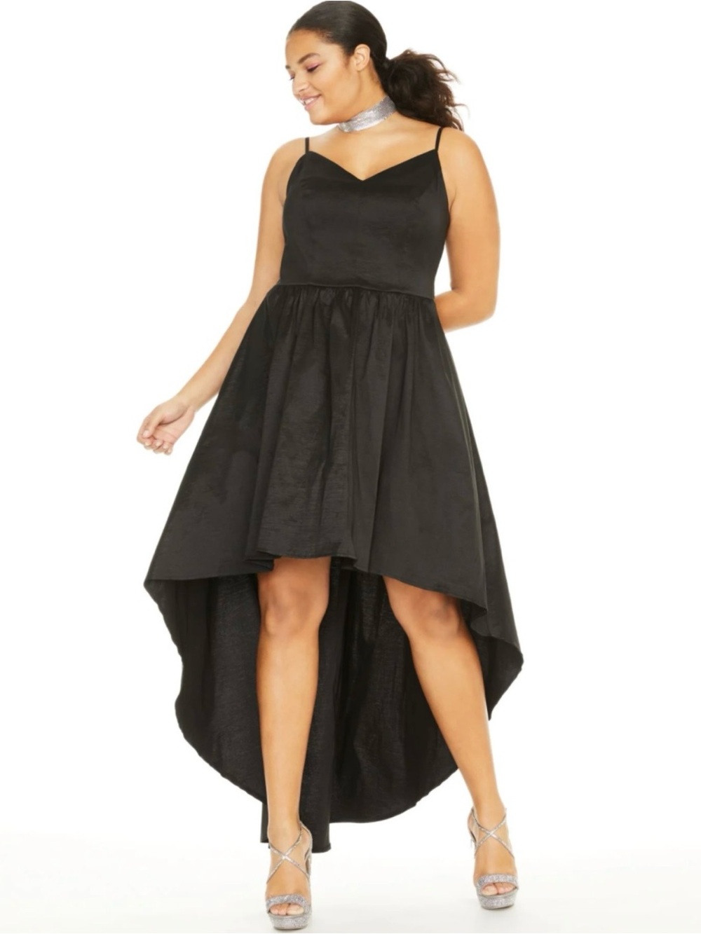 🔥NWT🔥 B. Darlin Womens Plus Taffeta Hi-Low Formal Dress  Size 20